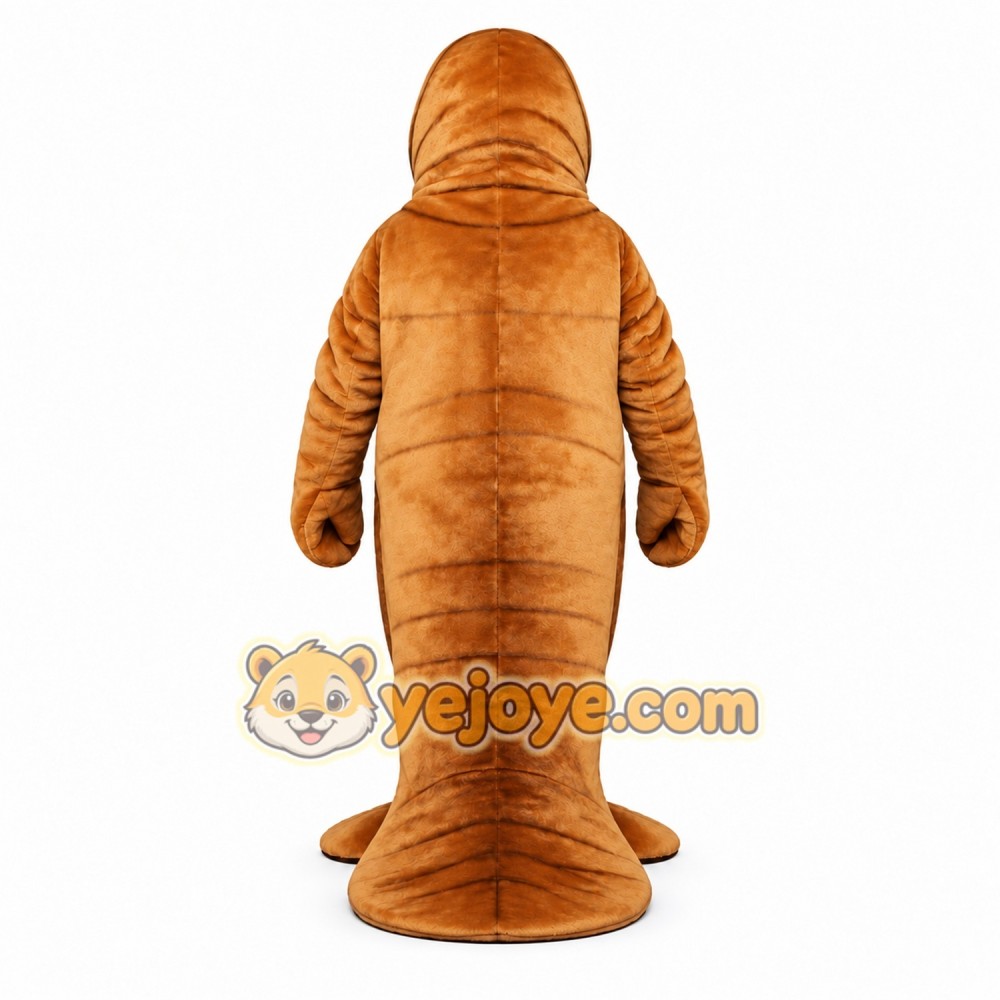 Brown Walrus Mascot Costume for Parties and Events Brown Walrus Mascot Costume for Parties and Events