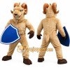 Ram Mascot Costume with Blue Shield