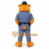 Blue Dog Police Mascot Costume