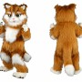 Brown Cat Mascot Costume for Parties and Events