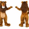 Brown Lion Mascot Costume