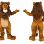 Brown Lion Mascot Costume