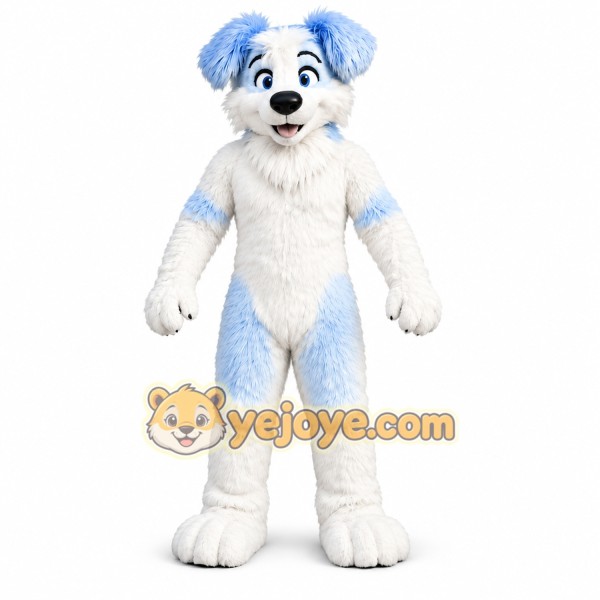 Blue Dog Mascot Costume for Events Party Dress Up Blue Dog Mascot Costume for Events Party Dress Up