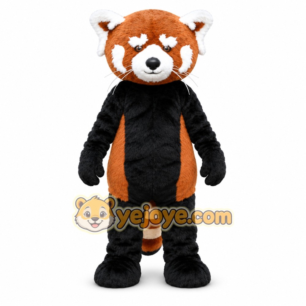 Brown Red Panda Mascot Costume for Kids and Adults Brown Red Panda Mascot Costume for Kids and Adults