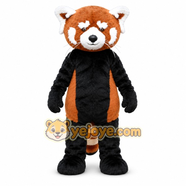 Brown Red Panda Mascot Costume for Kids and Adults