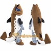 Brown Fish Mascot Costume Brown Fish Mascot Costume