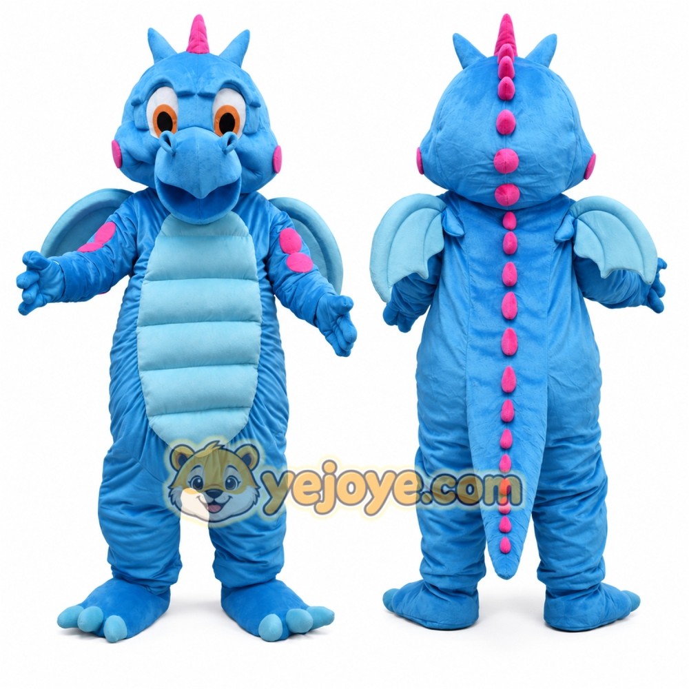 Blue Dragon Mascot Costume for Kids and Adults Blue Dragon Mascot Costume for Kids and Adults