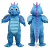 Blue Dragon Mascot Costume for Kids and Adults