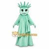 Mint Green Mascot Costume with Torch