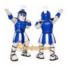 Blue Spartan Mascot Costume for Events and Parades
