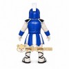 Blue Spartan Mascot Costume for Events and Parades