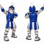 Blue Spartan Mascot Costume for Events and Parades