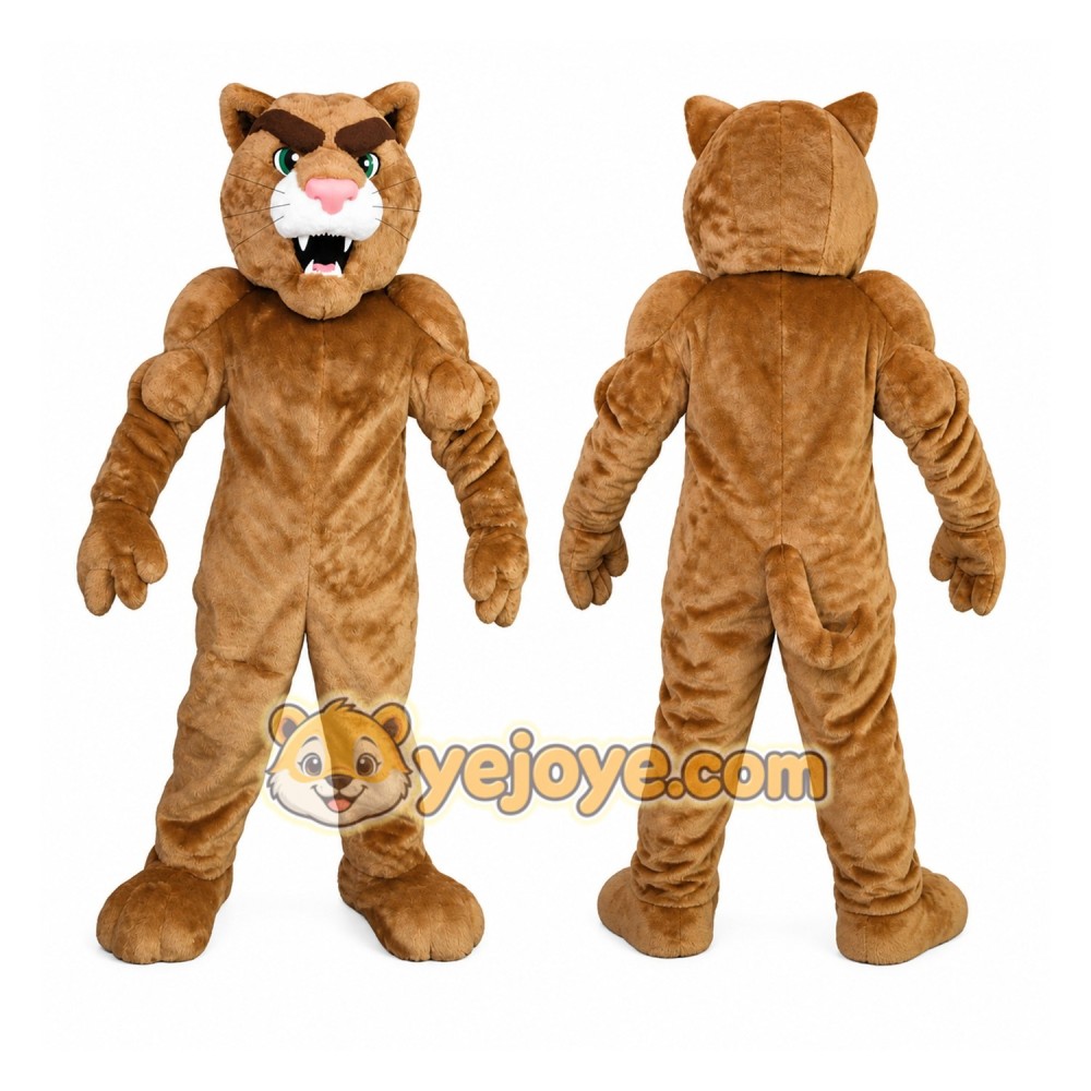Brown Lion Mascot Costume Brown Lion Mascot Costume