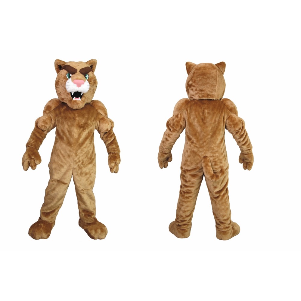 Brown Lion Mascot Costume