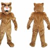 Brown Lion Mascot Costume