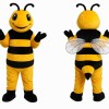 Yellow Bee Mascot Costume for Kids and Adults