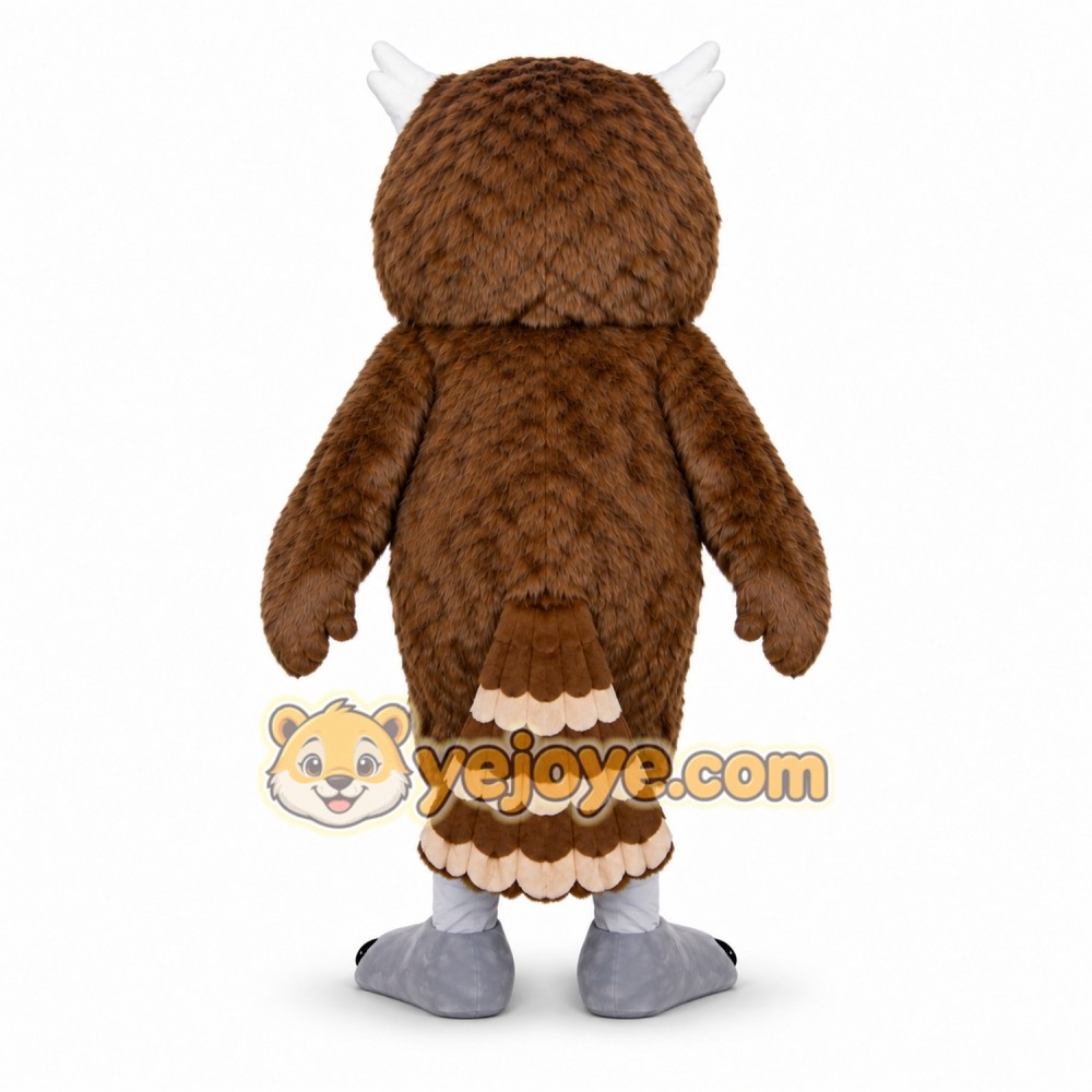 Owl Mascot Costume for Kids and Adults Brown Color Owl Mascot Costume for Kids and Adults Brown Color