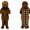 Brown Porcupine Mascot Costume