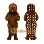Brown Porcupine Mascot Costume