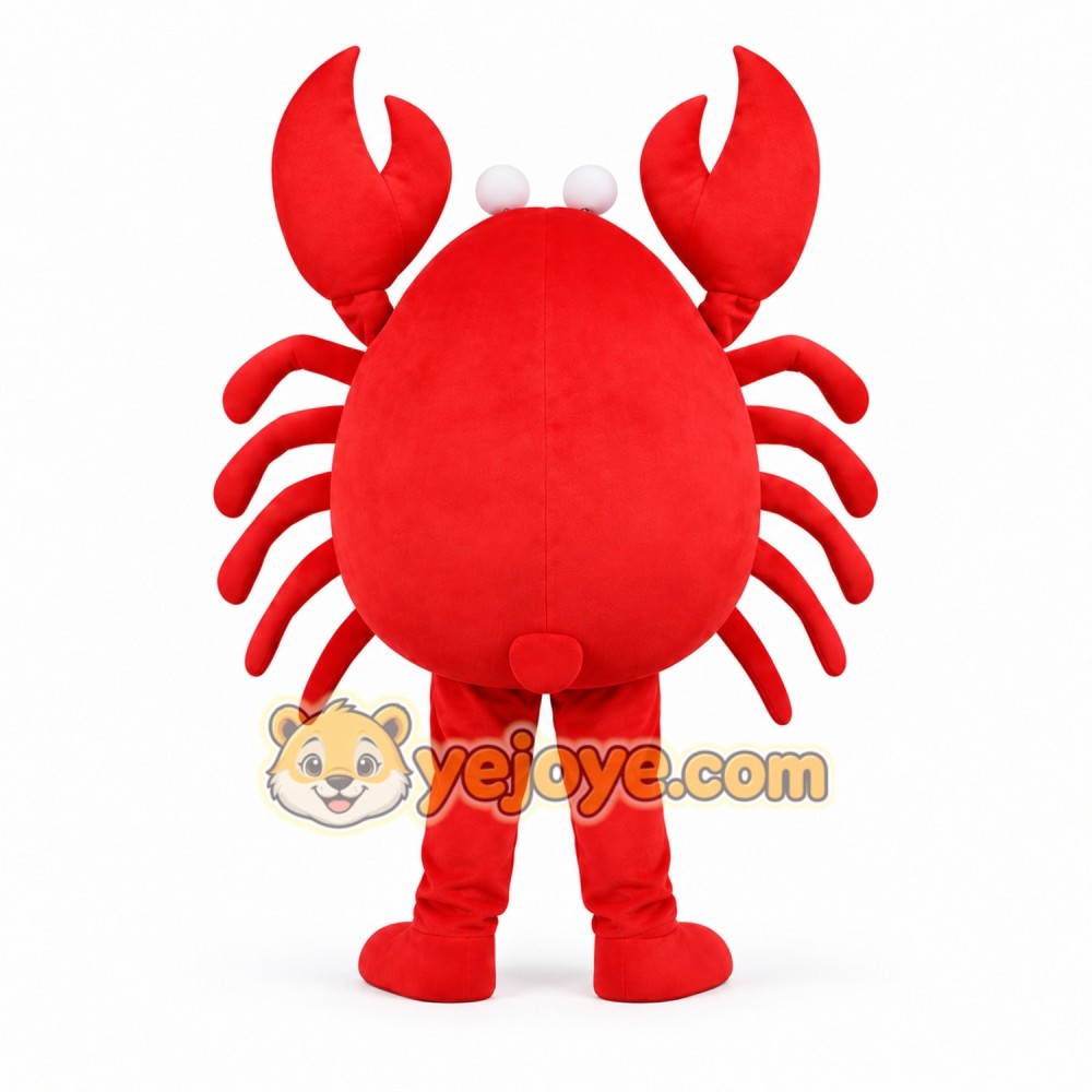 Red Crab Mascot Costume for Kids and Adults Red Crab Mascot Costume for Kids and Adults