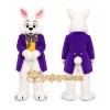 Purple Bunny Mascot Costume Purple Bunny Mascot Costume