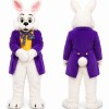 Purple Bunny Mascot Costume