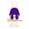 Purple Bunny Mascot Costume Purple Bunny Mascot Costume