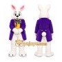 Purple Bunny Mascot Costume