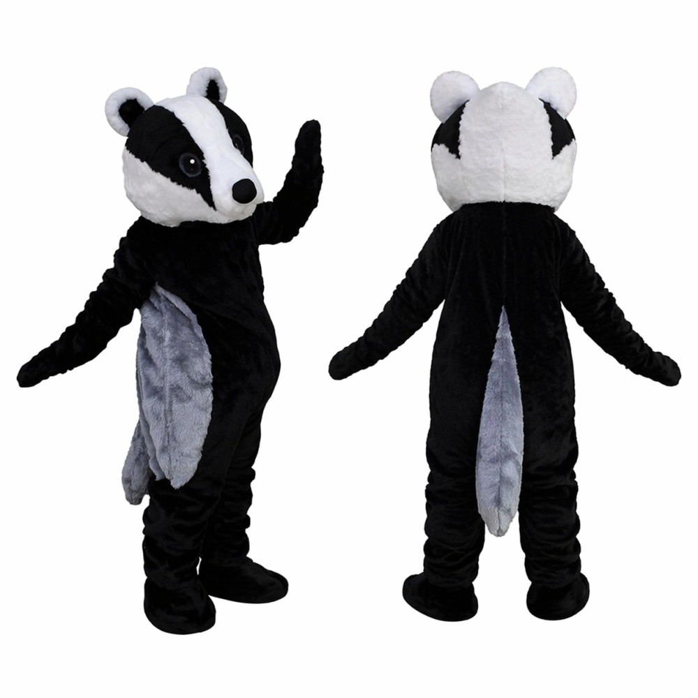 Black Badger Mascot Costume for Kids and Adults