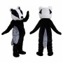 Black Badger Mascot Costume for Kids and Adults