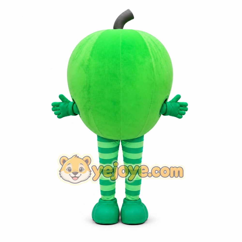 Green Apple Mascot Costume for Parties and Events