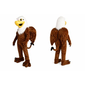 Brown Eagle Mascot Costume