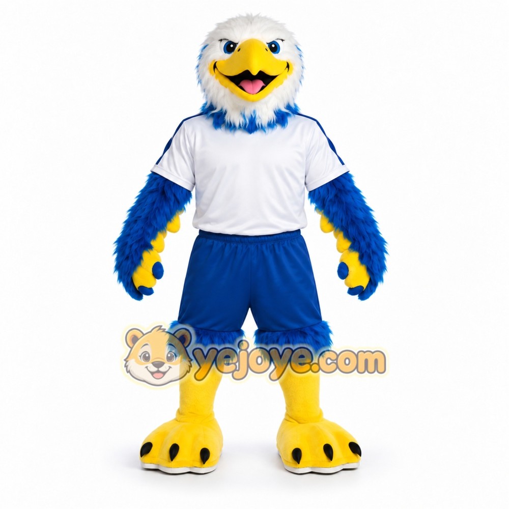 Blue Eagle Mascot Costume Blue Eagle Mascot Costume
