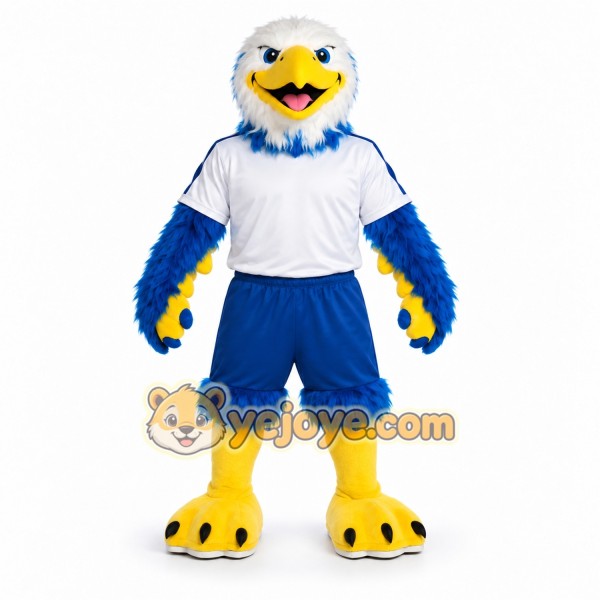Blue Eagle Mascot Costume Blue Eagle Mascot Costume