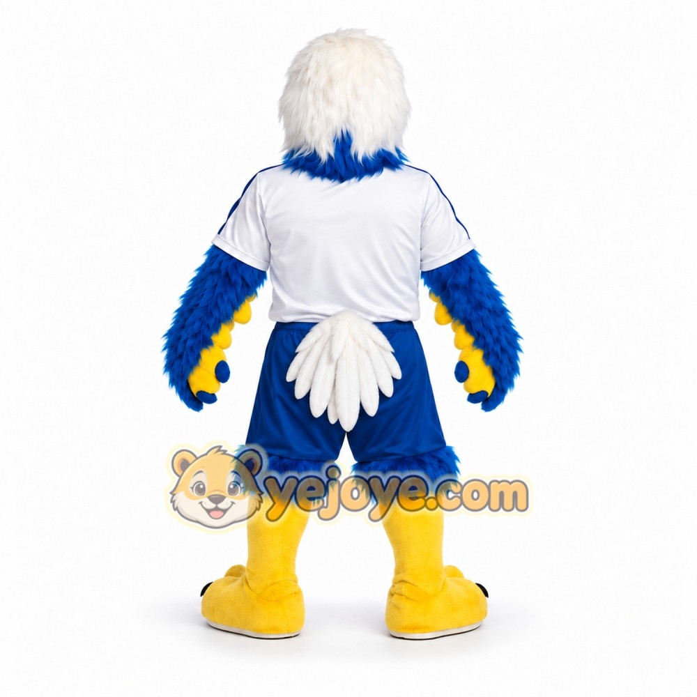 Blue Eagle Mascot Costume Blue Eagle Mascot Costume