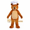 Brown Bear Chef Mascot Costume Brown Bear Chef Mascot Costume