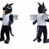 Black Dragon Mascot Costume