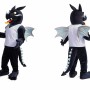 Black Dragon Mascot Costume