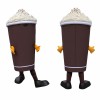 Brown Coffee Cup Mascot Costume