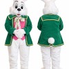 Green Rabbit Mascot Costume