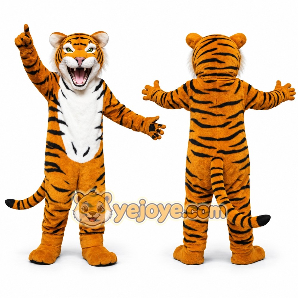 Tiger Mascot Costume for Kids and Adults Tiger Mascot Costume for Kids and Adults