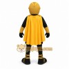 Black and Yellow Knight Mascot Costume Superhero Outfit Black and Yellow Knight Mascot Costume Superhero Outfit