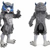 Gray Owl Mascot Costume