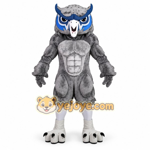 Gray Owl Mascot Costume