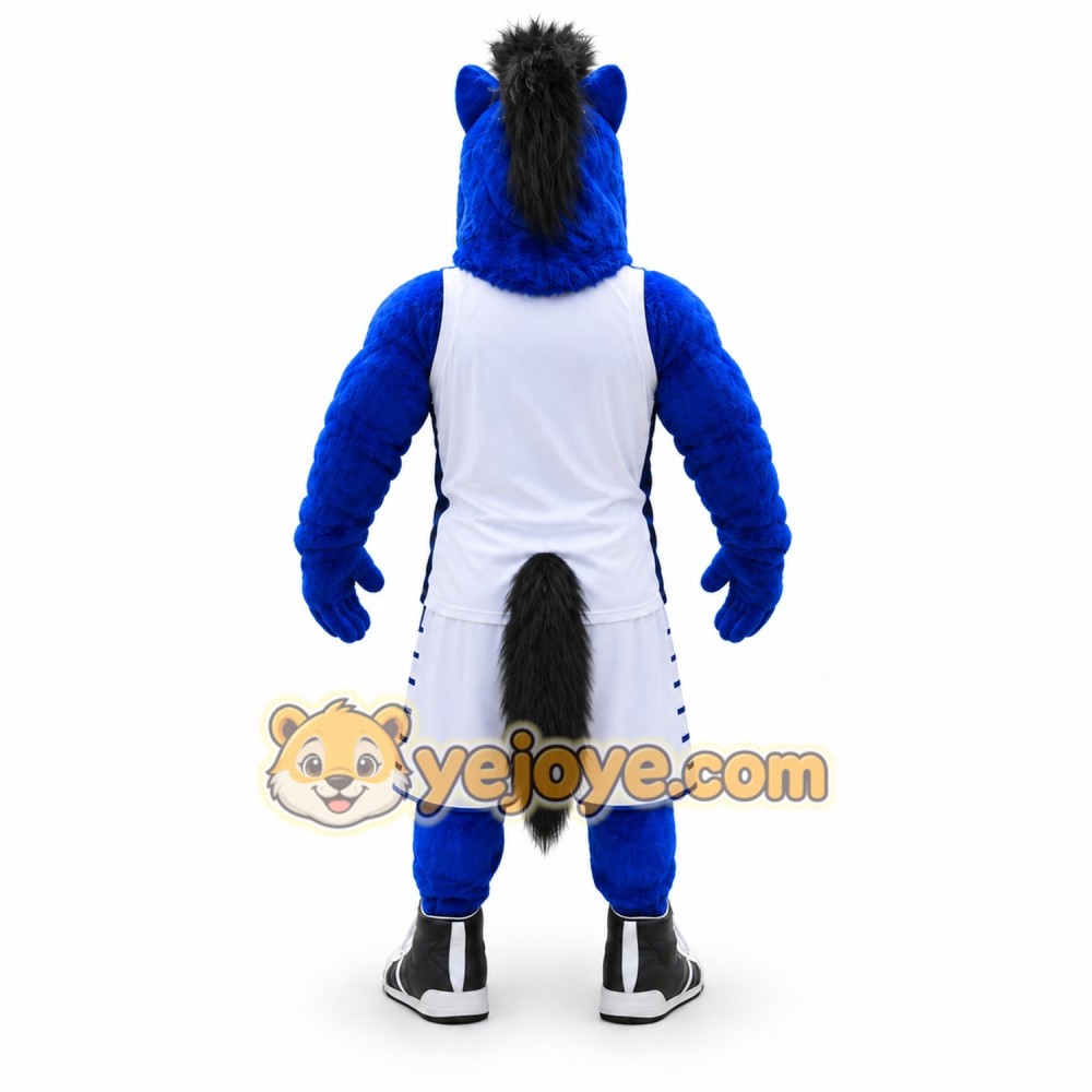 Blue Horse Mascot Costume for Events and Promotions Blue Horse Mascot Costume for Events and Promotions