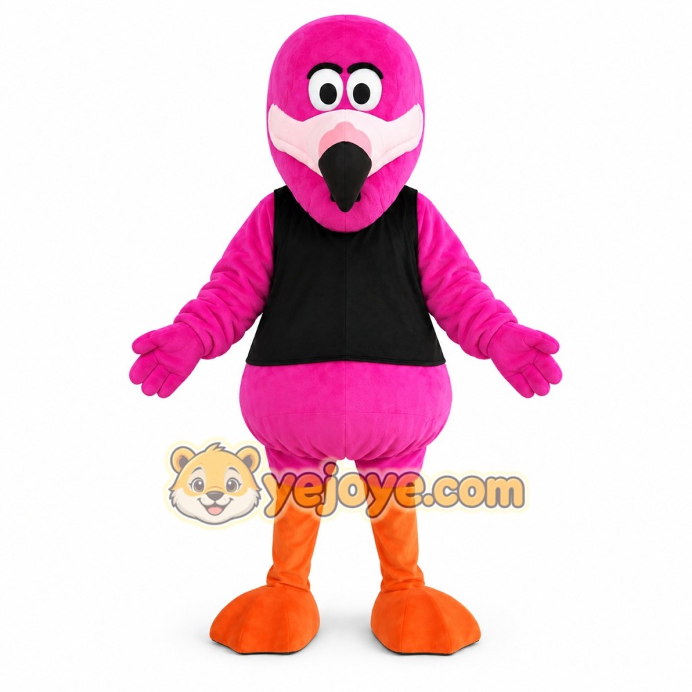 Pink Flamingo Mascot Costume for Events Pink Flamingo Mascot Costume for Events