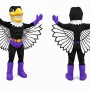 Black and Purple Bird Mascot Costume