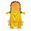 Funny Taco Mascot Costume with Yellow Cape Funny Taco Mascot Costume with Yellow Cape