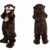 Brown Otter Mascot Costume for Kids and Adults