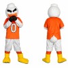 Orange Duck Mascot Costume with Hat and Gloves